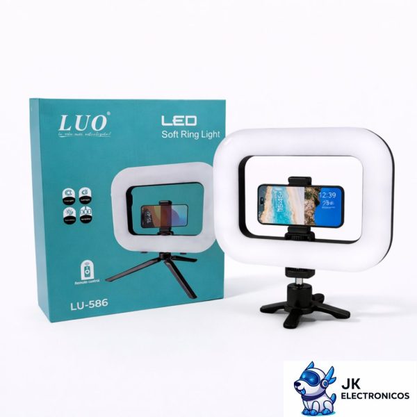 Aro de Luz + Soporte para Celular LUO